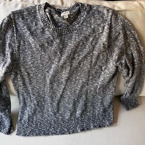 Navy and cream summer sweater